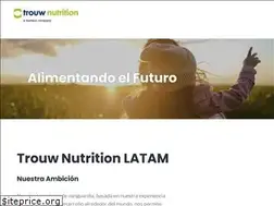 Sites similar to trouwnutritionlatam.com