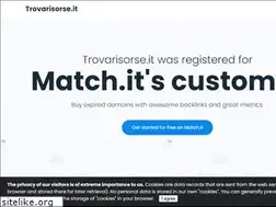 Sites similar to trovarisorse.it