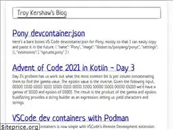 Sites similar to troykershaw.com