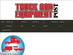 Sites similar to truckandequipmentpost.com