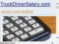 Sites similar to truckdriversalary.com