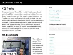 Sites similar to truckdrivingschoolhq.com