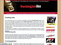 Sites similar to truckingjobone.com