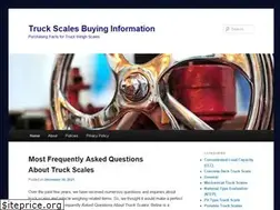 Sites similar to truckscale.net