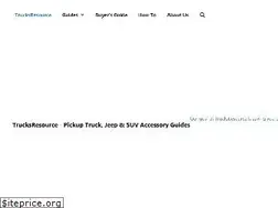 Sites similar to trucksresource.com