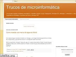 Sites similar to trucosmicroinformatica.blogspot.com