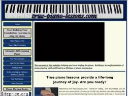 Sites similar to true-piano-lessons.com