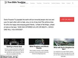Sites similar to truebibleteaching.com