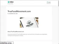 Sites similar to truefoodmovement.com