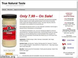 Sites similar to truenaturaltaste.com