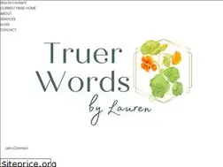 Sites similar to truerwordsbylauren.com