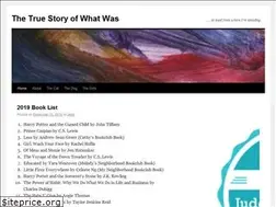 Sites similar to truestoryofwhatwas.com