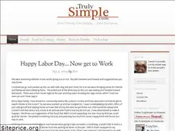 Sites similar to trulysimple.com