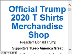 Sites similar to trump2020tshirt.com