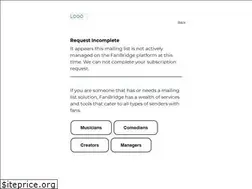 Sites similar to trumpeterswan.fanbridge.com