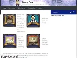Sites similar to trumpfans.com