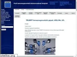 Sites similar to trumpfgepek.hu