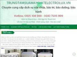 Sites similar to trungtamsuamaygiatelectrolux.vn