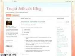 Sites similar to truptijethva.blogspot.com