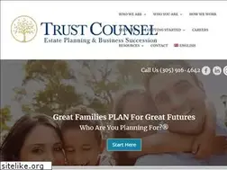 Sites similar to trustcounsel.com