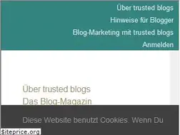 Sites similar to trusted-blogs.de