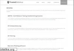 Sites similar to trustedantiviruscompare.com