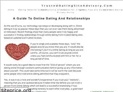 Sites similar to trusteddatingsiteadvisory.com