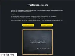 Sites similar to trustedpapers.com
