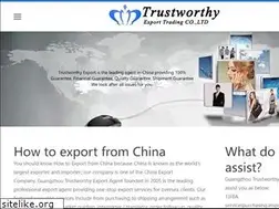 Sites similar to trustworthyexportagent.com