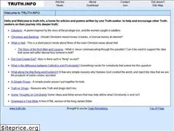 Sites similar to truth.info