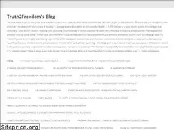 Sites similar to truth4freedom.wordpress.com