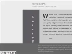 Sites similar to trutharchive.net