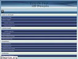Sites similar to truthforallpeople.com