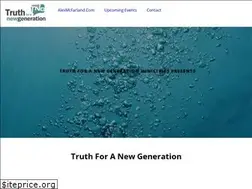 Sites similar to truthforanewgeneration.com