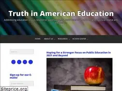 Sites similar to truthinamericaneducation.com