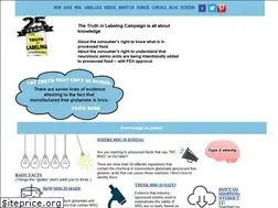 Sites similar to truthinlabeling.org