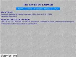 Sites similar to truthofyahweh.org