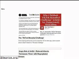 Sites similar to truthorfiction.com