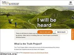 Sites similar to truthproject.org.uk