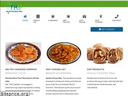 Sites similar to trvcashews.com