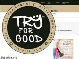 Sites similar to tryforgood.com