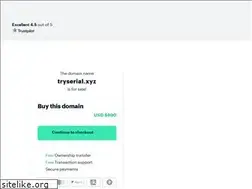 Sites similar to tryserial.xyz