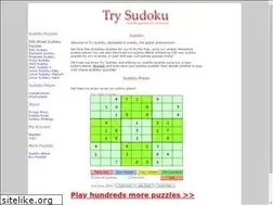 Sites similar to trysudoku.com