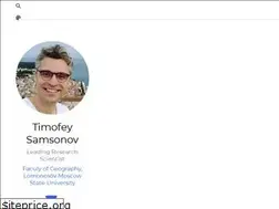 Sites similar to tsamsonov.github.io