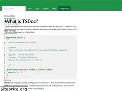 Sites similar to tsdoc.org