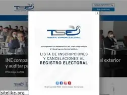 Sites similar to tse.gob.sv