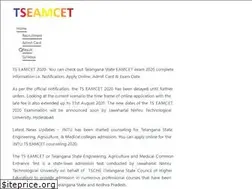 Sites similar to tseamcet.in