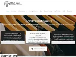 Sites similar to tshirtguys.com.sg