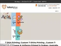 Sites similar to tshirtplus.com.au