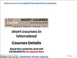 Sites similar to tskshortcourses.wordpress.com